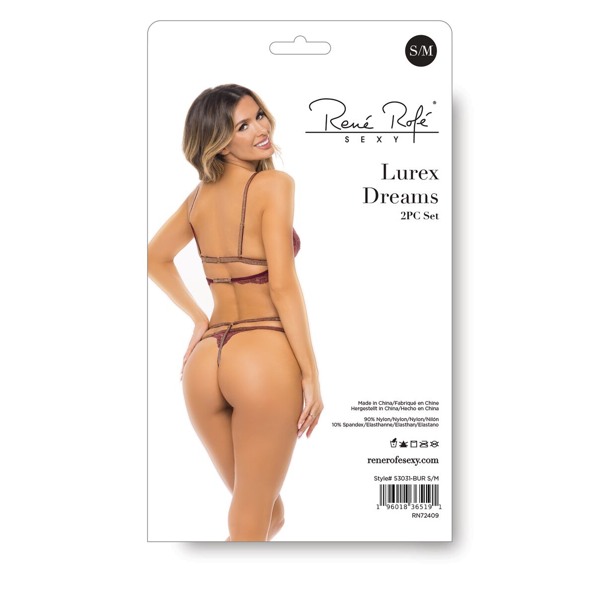 Underwear Set René Rofé Red (M/L)-4
