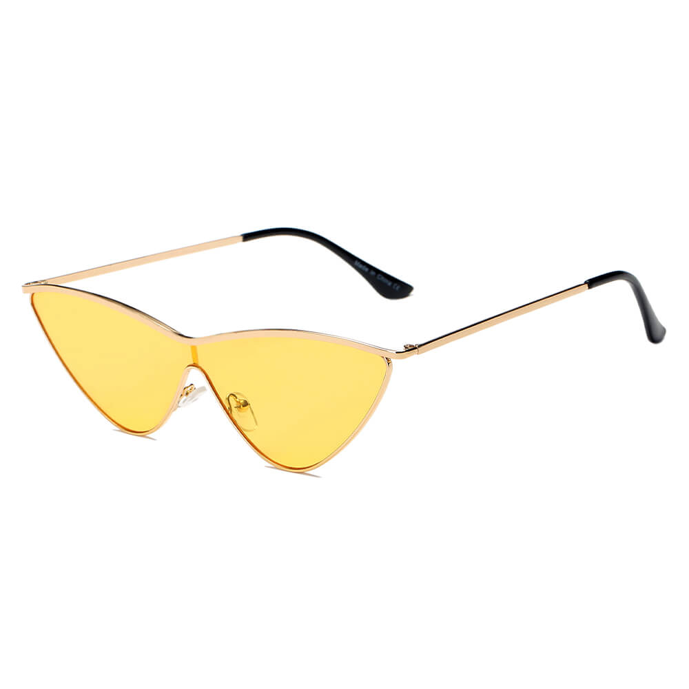 SUSTYA - Women Fashion Tinted Cat Eye Sunglasses-2