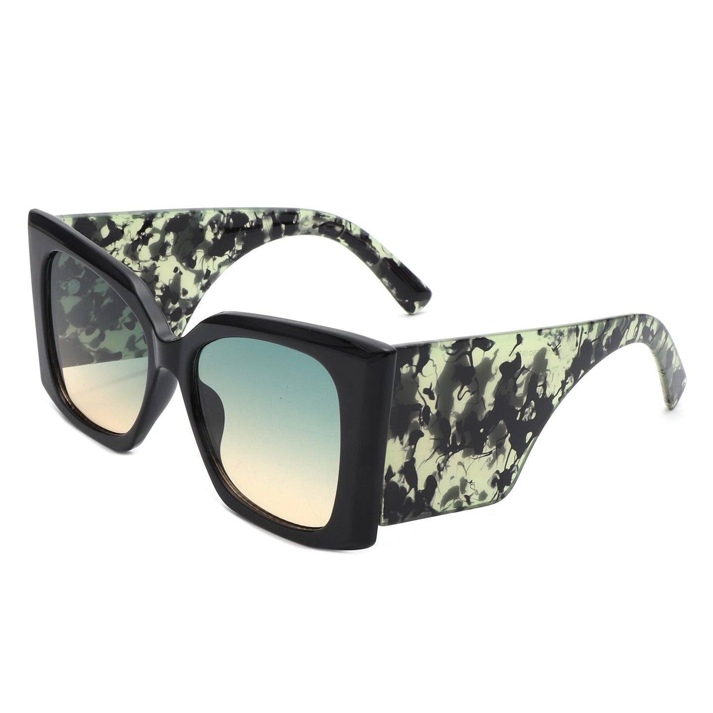 Skydusts - Oversize Square Chunky Fashion Large Women Sunglasses-6