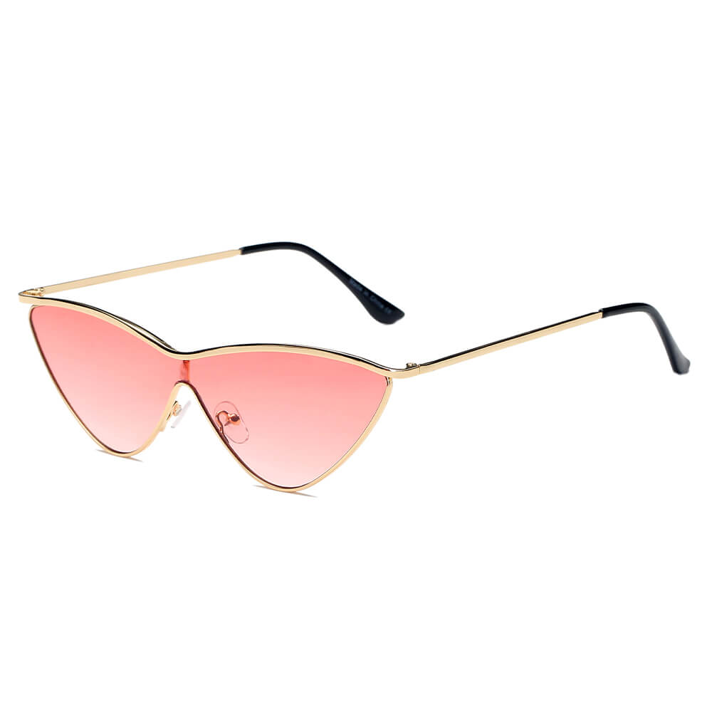 SUSTYA - Women Fashion Tinted Cat Eye Sunglasses-4