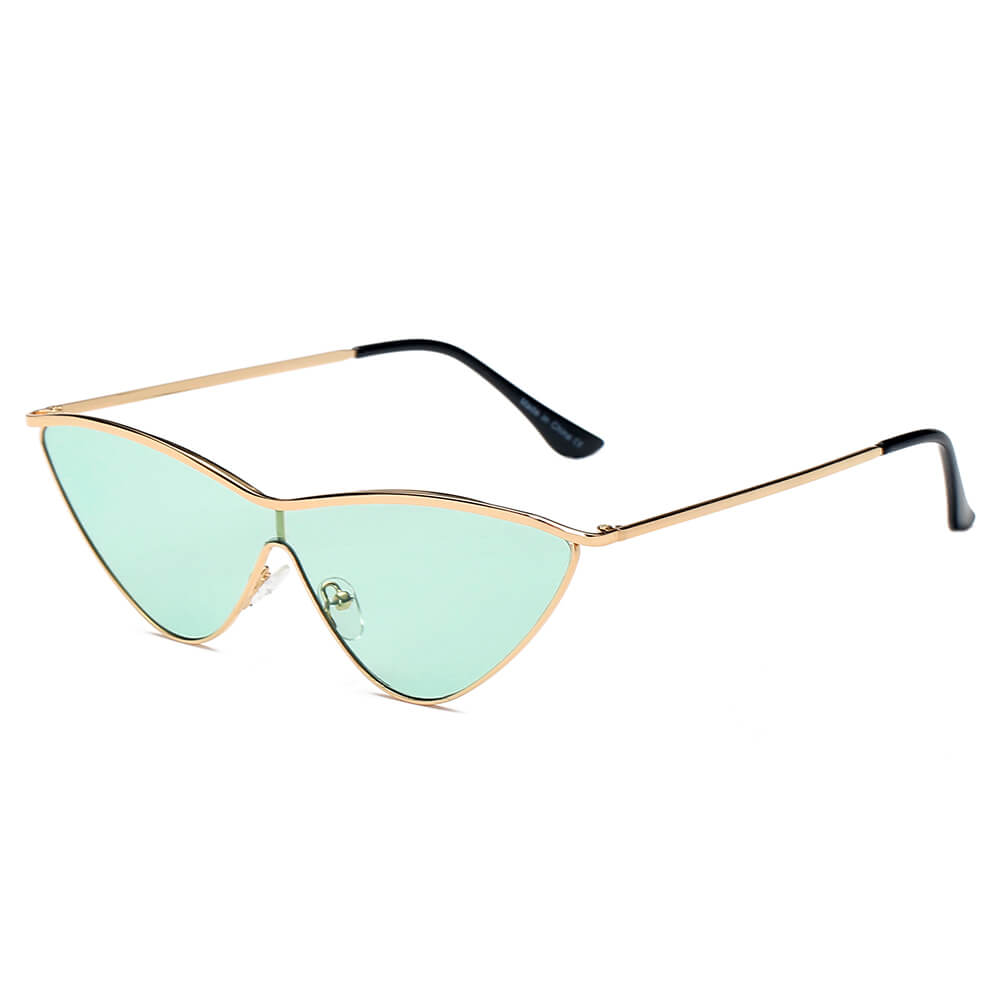 SUSTYA - Women Fashion Tinted Cat Eye Sunglasses-6