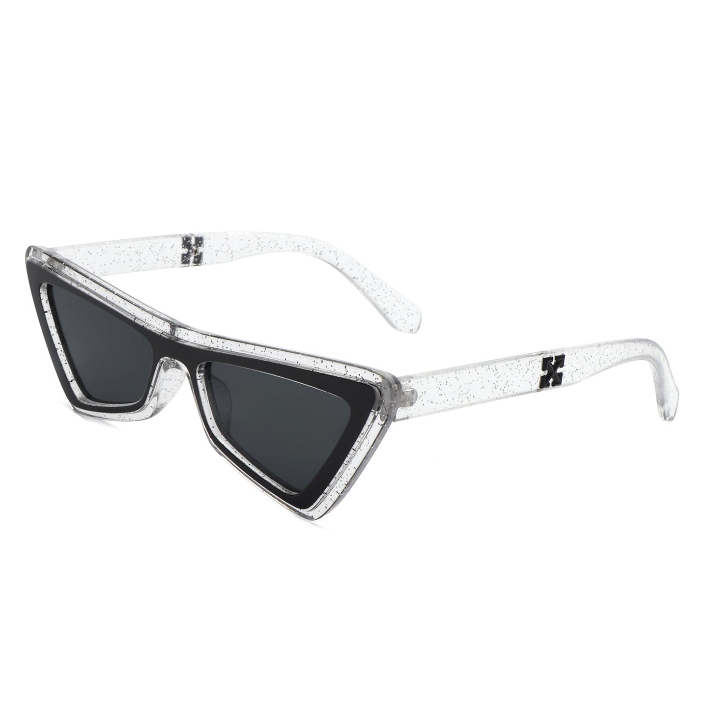 Sublar - Retro Triangle Fashion Colorful Cat Eye Women Sunglasses-8