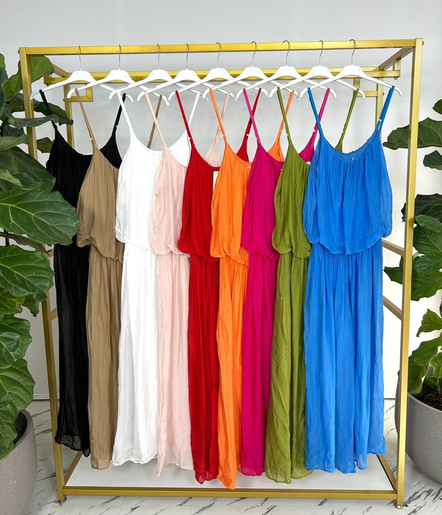 Classic Solid Italian Silk Jumpsuit-3