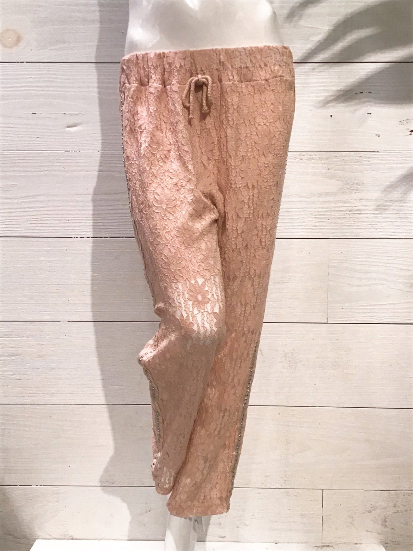 Blush Lace Italian Pant-1