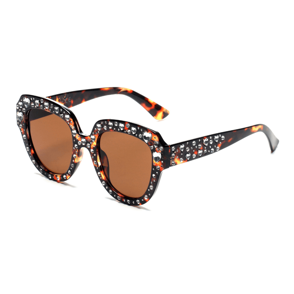 Ocala - Women Round Cat Eye Fashion Sunglasses-4