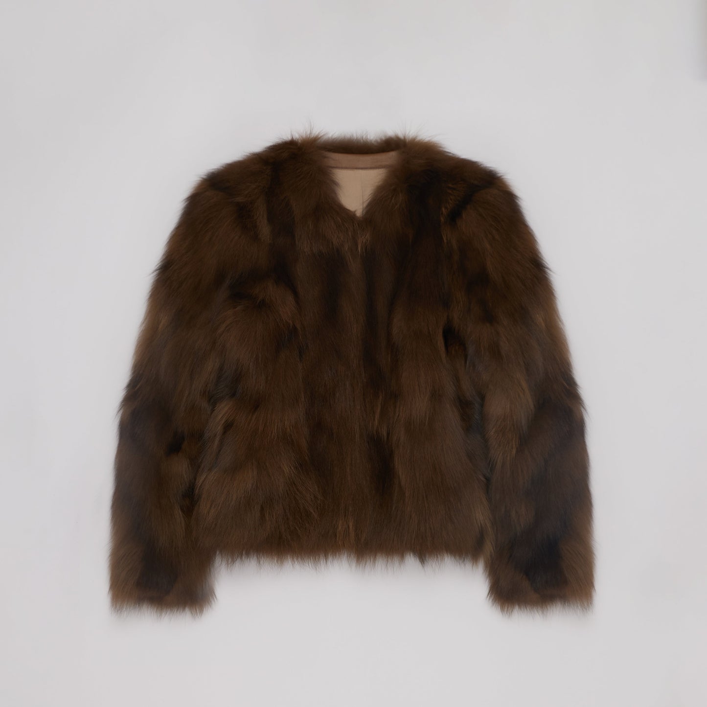 Reed Flower Finnish Fox Fur Coat-8