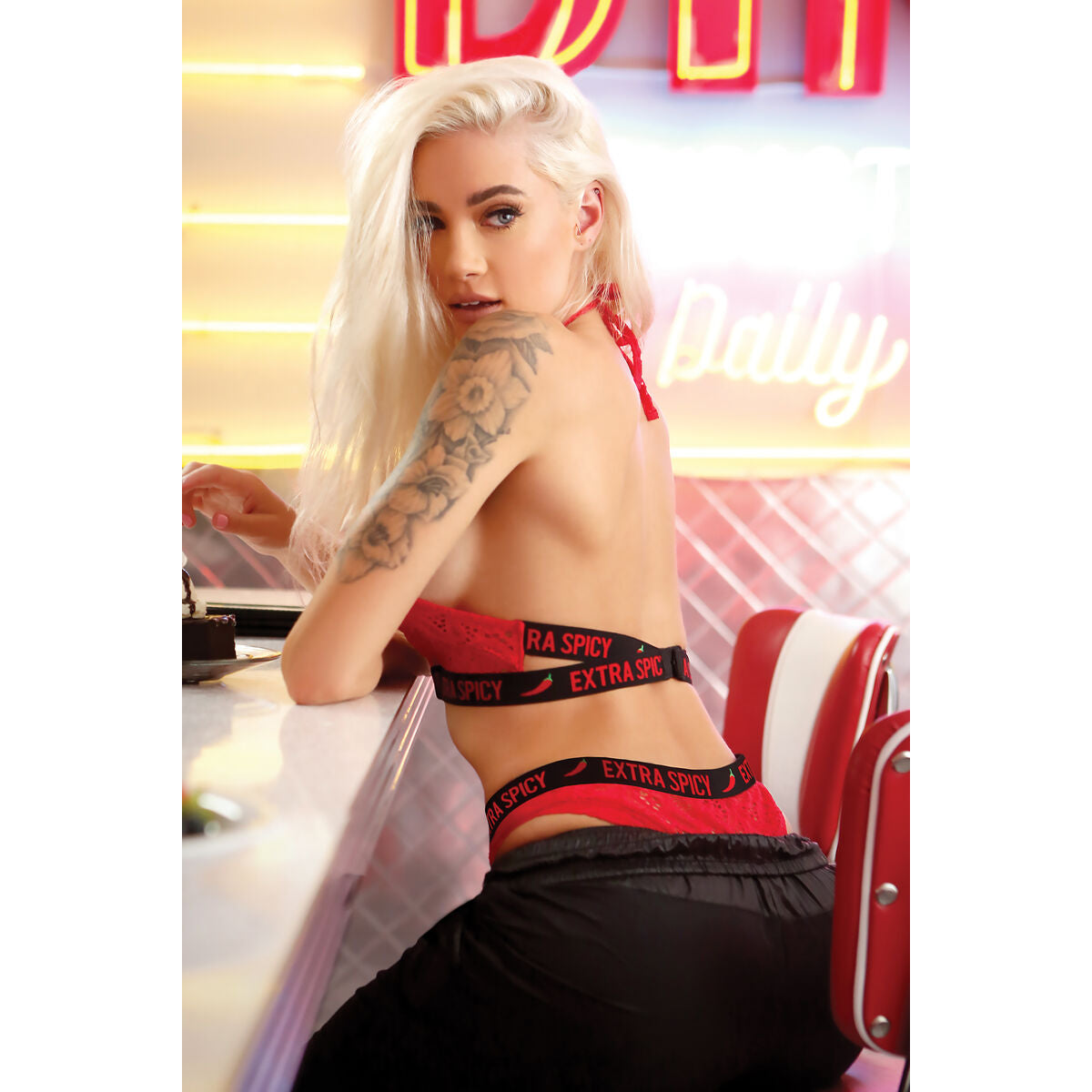 Underwear Set Fantasy Lingerie Red (M/L)-1