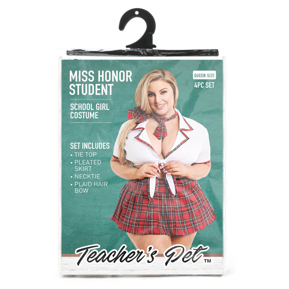 Erotic Costume Teacher’s Pet School Girl Red Queen size-5