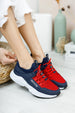 Navy Blue Red
