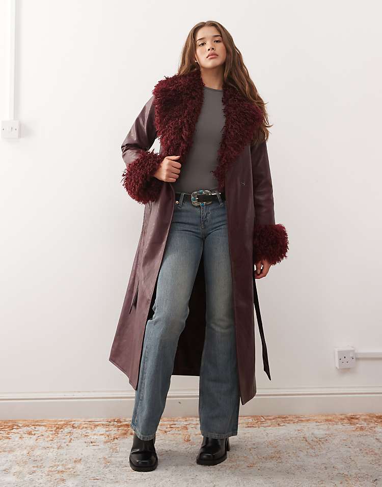 https://images.asos-media.com/products/reclaimed-vintage-longline-leather-look-trench-coat-with-faux-fur-collar-and-cuffs-in-burgundy/208389425-1-burgundy?$n_750w$&wid=750&fit=constrain