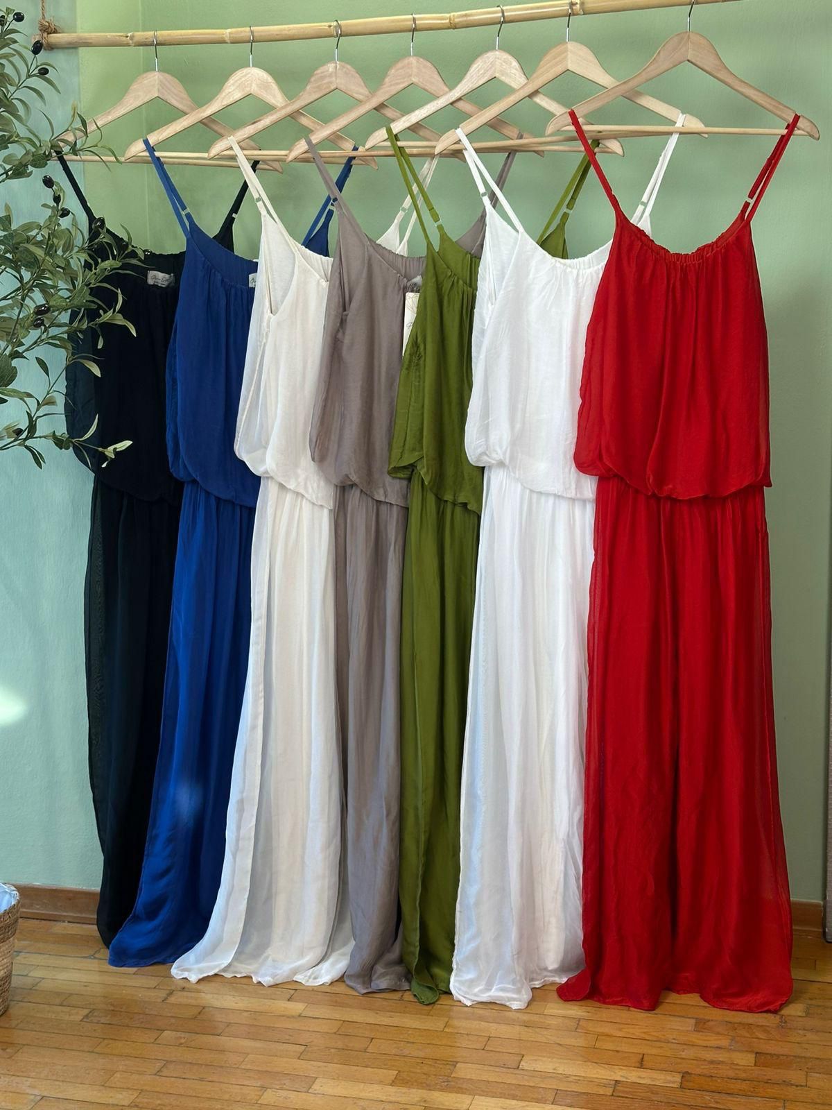 Classic Solid Italian Silk Jumpsuit-1