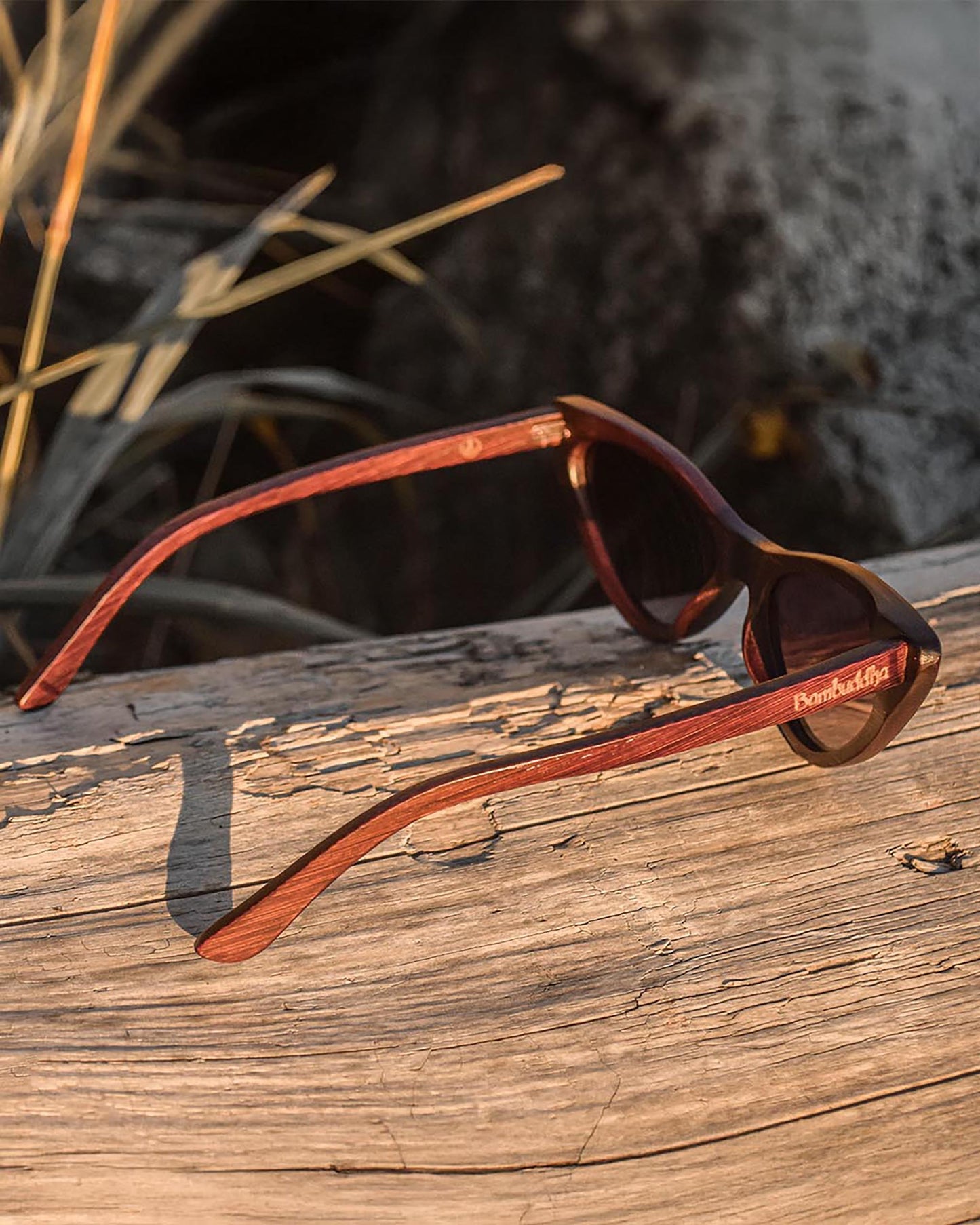 Betty | Polarized Bamboo Sunglasses-3