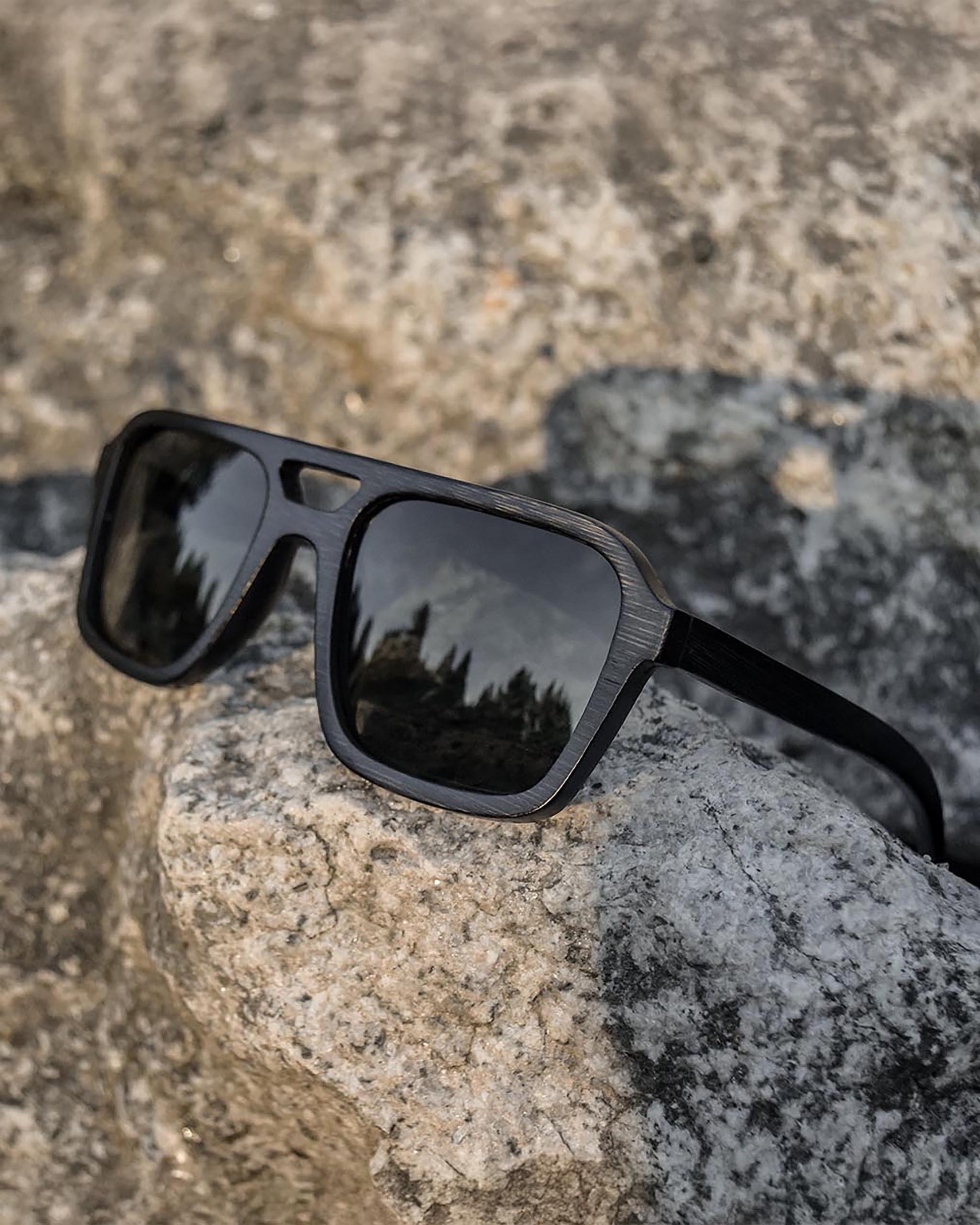 Boss | Polarized Bamboo Sunglasses-4