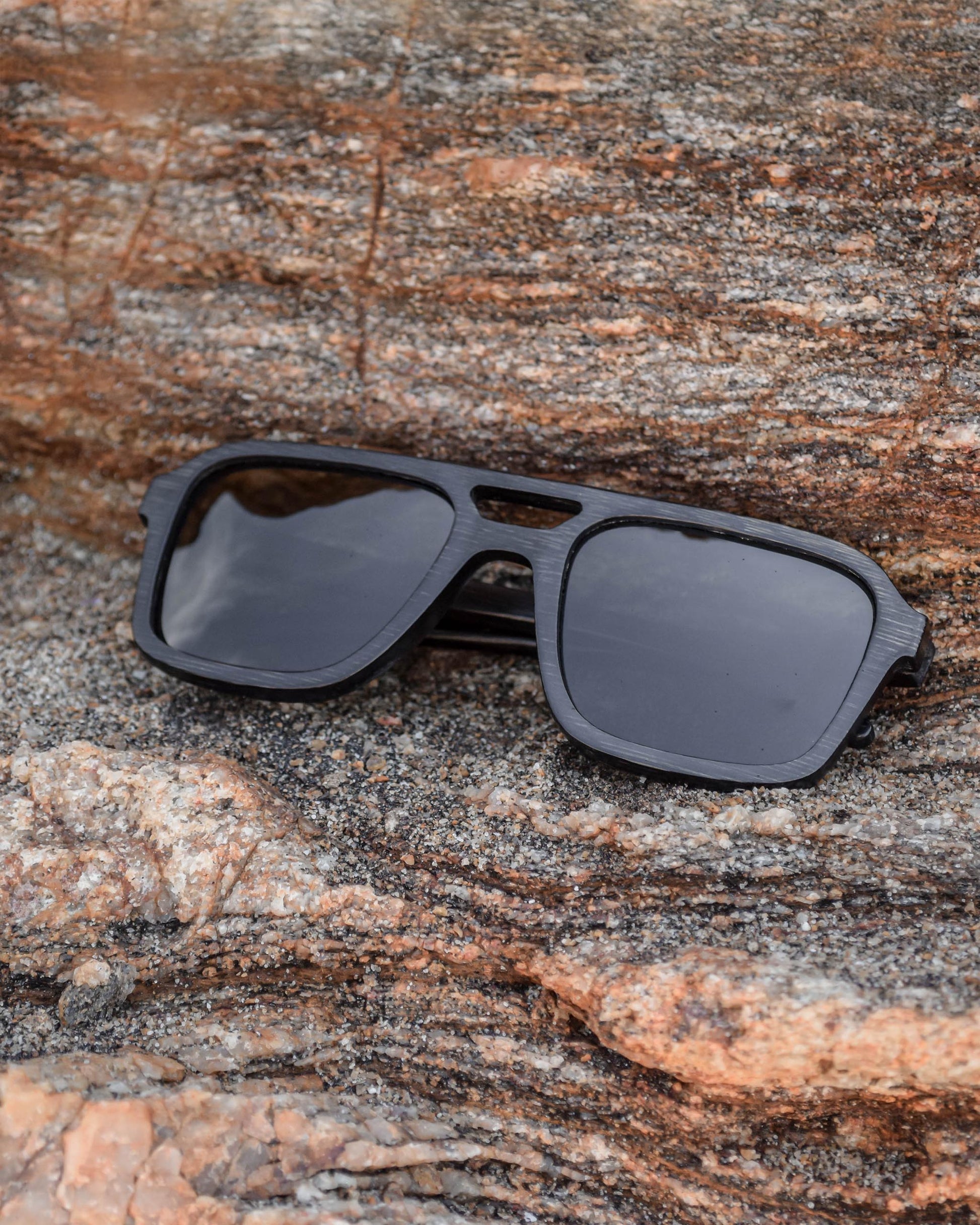 Boss | Polarized Bamboo Sunglasses-3