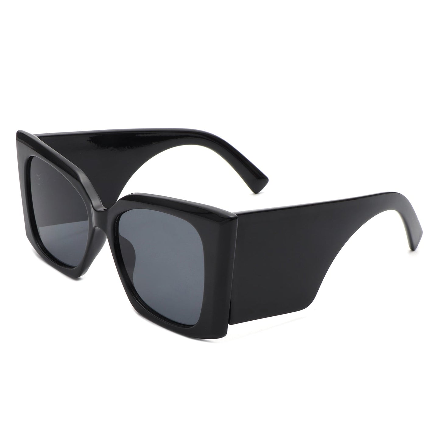 Skydusts - Oversize Square Chunky Fashion Large Women Sunglasses-2