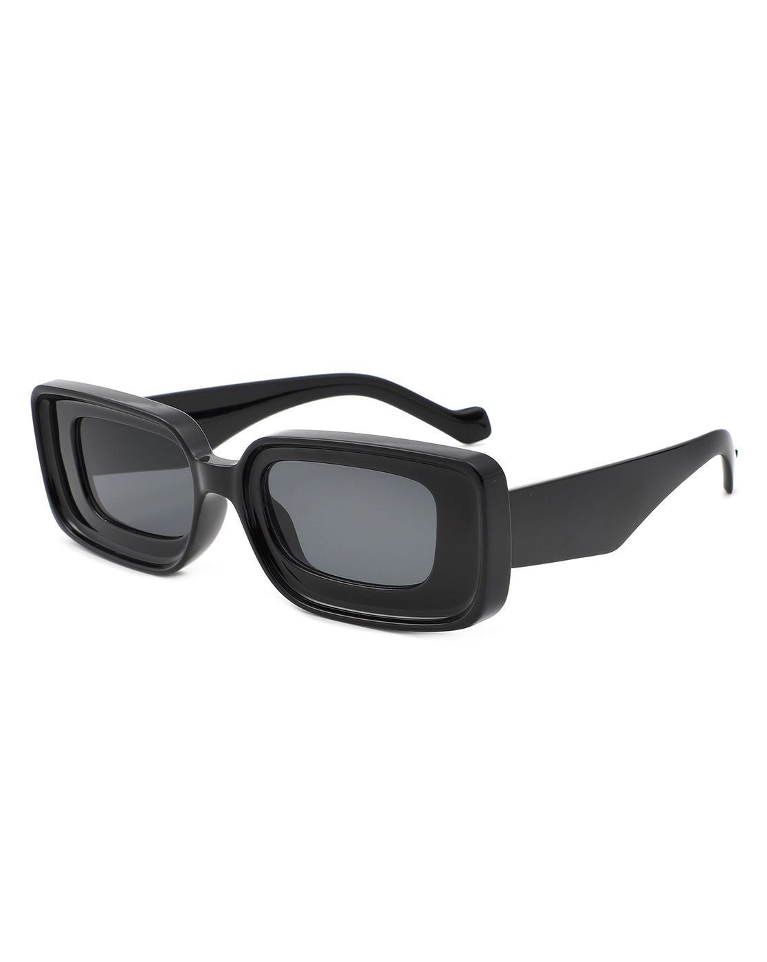Kastieland - Chunky Narrow Rectangle Fashion Sunglasses for Women-2