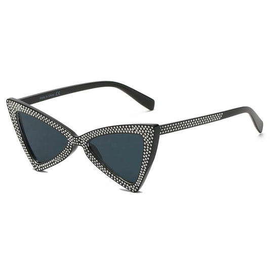 CANBERRA | Women Retro Vintage Extreme Cat Eye Sunglasses-0