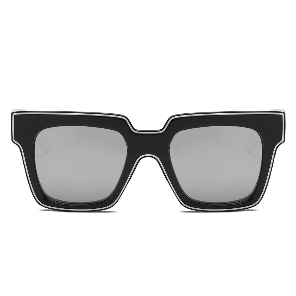 CAMDEN | Women Retro Square Oversize Sunglasses-3