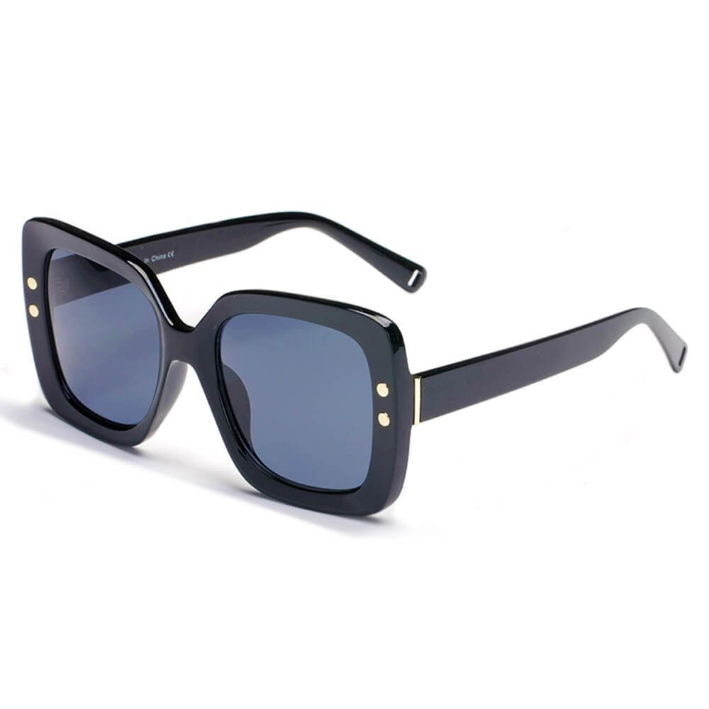 Katy - Women Square Flat Top Fashion Sunglasses-0