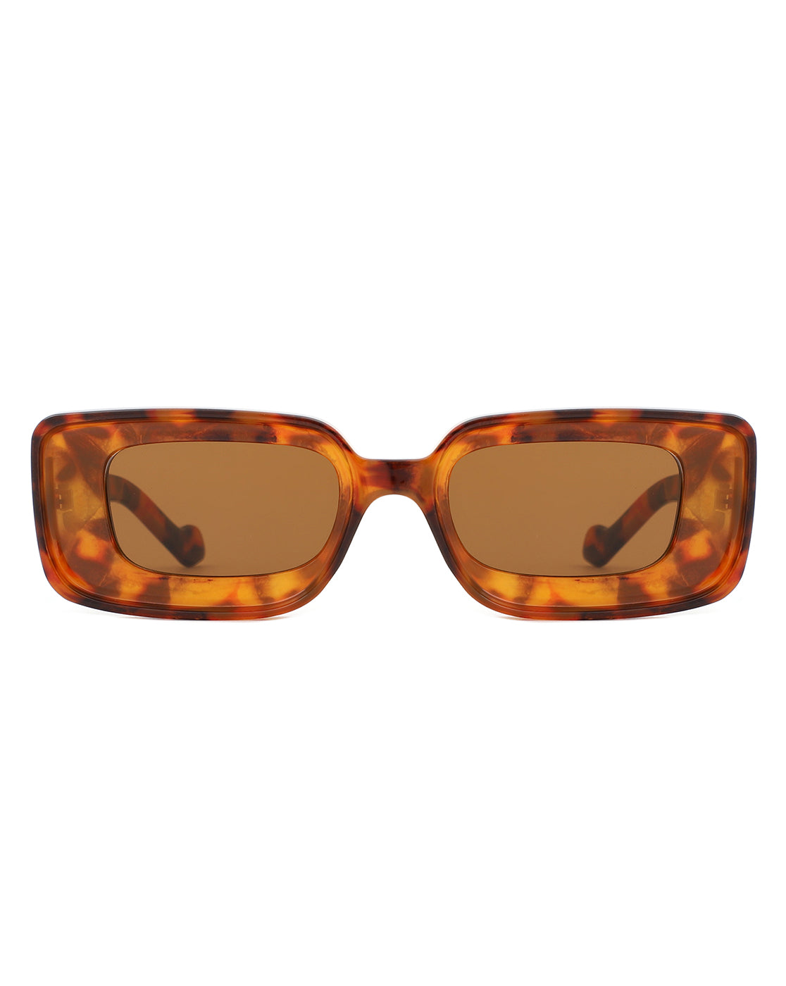 Kastieland - Chunky Narrow Rectangle Fashion Sunglasses for Women-4