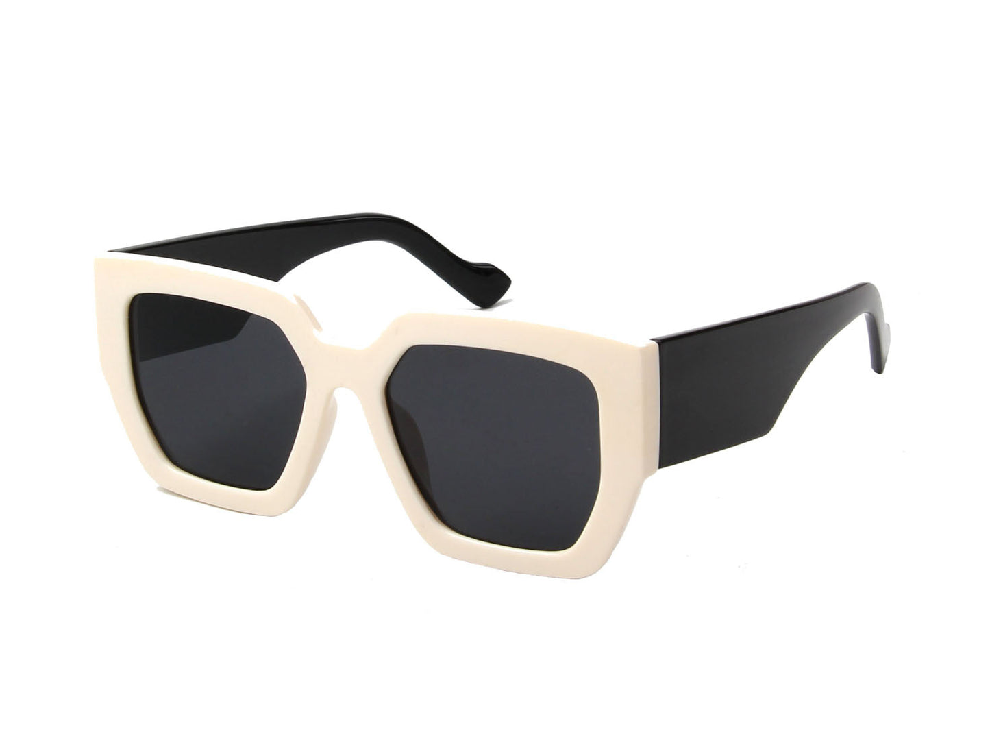 Salonika | Women Bold Square Cat Eye Fashion Sunglasses-2