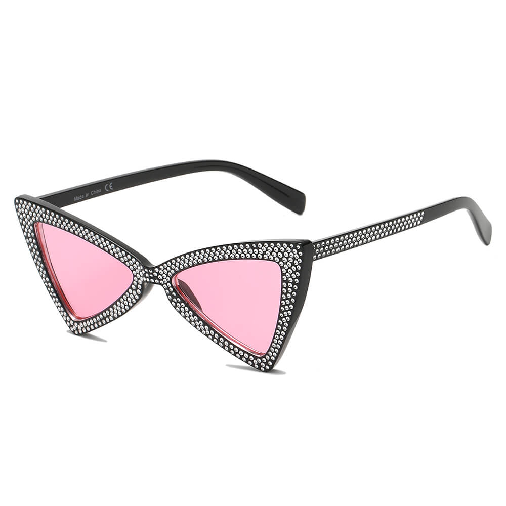CANBERRA | Women Retro Vintage Extreme Cat Eye Sunglasses-2