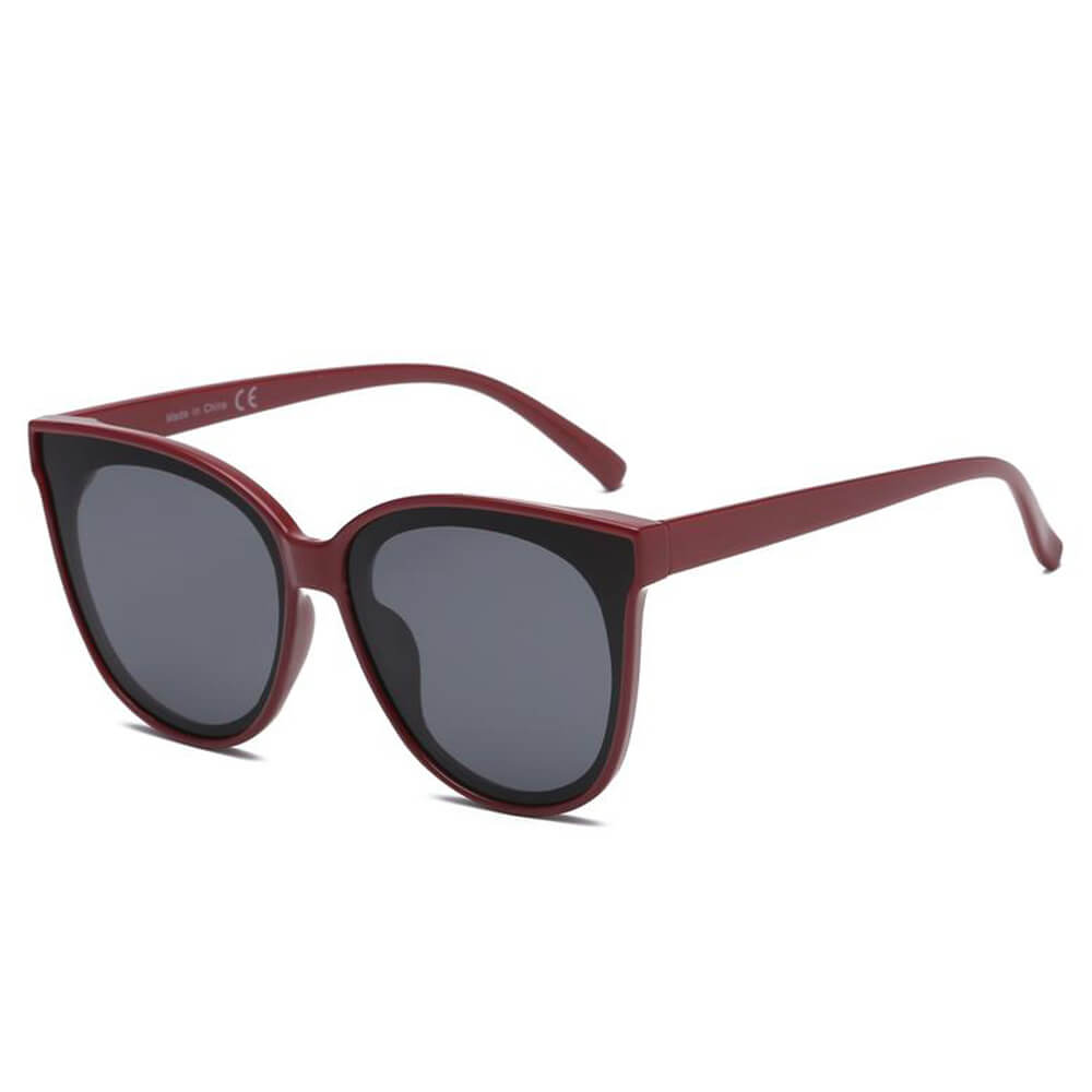 GARLAND | Women Round Cat Eye Sunglasses-4