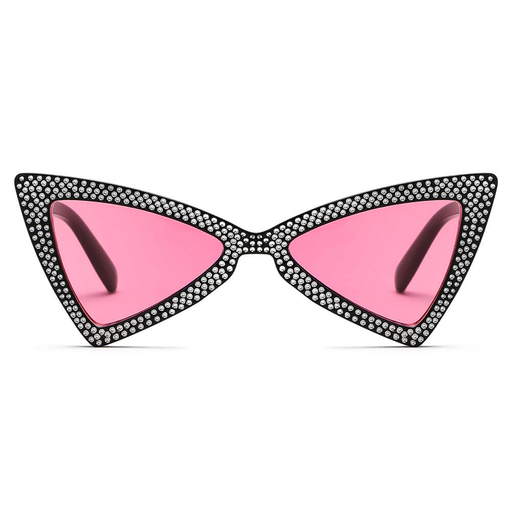 CANBERRA | Women Retro Vintage Extreme Cat Eye Sunglasses-3