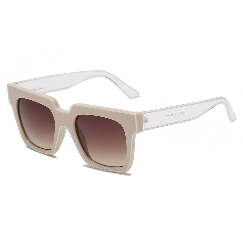 CAMDEN | Women Retro Square Oversize Sunglasses-5