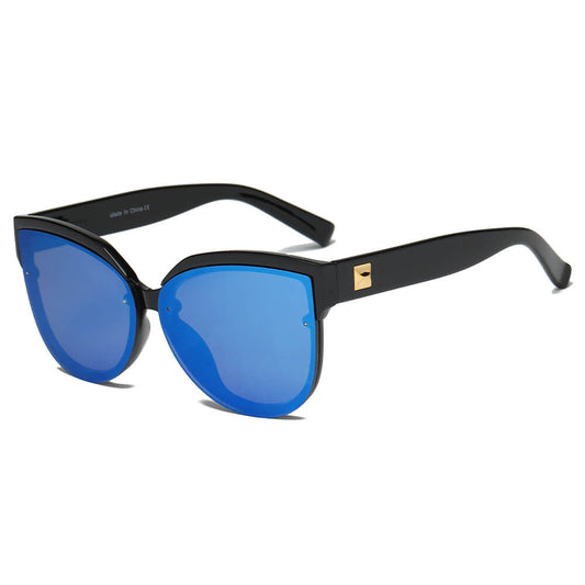 LENOIR | Women Oversized Mirrored Cat Eye Sunglasses-0