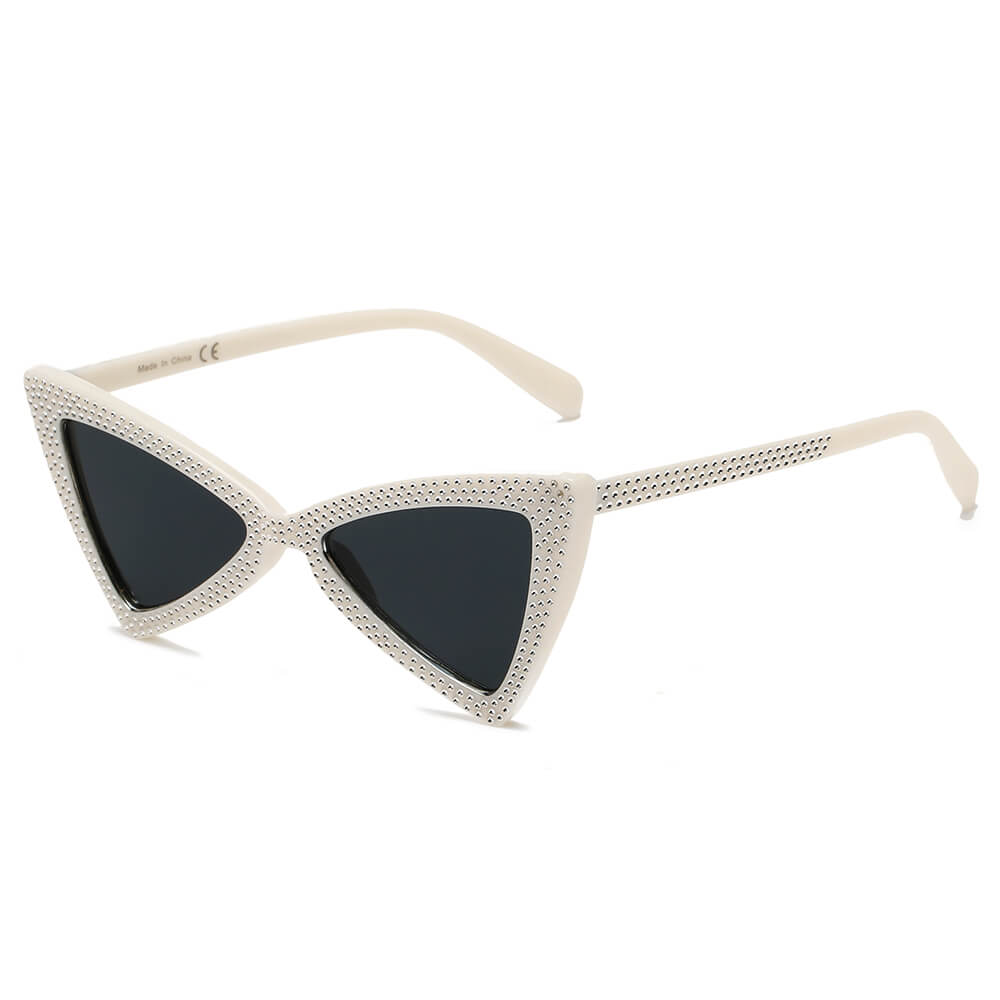 CANBERRA | Women Retro Vintage Extreme Cat Eye Sunglasses-4