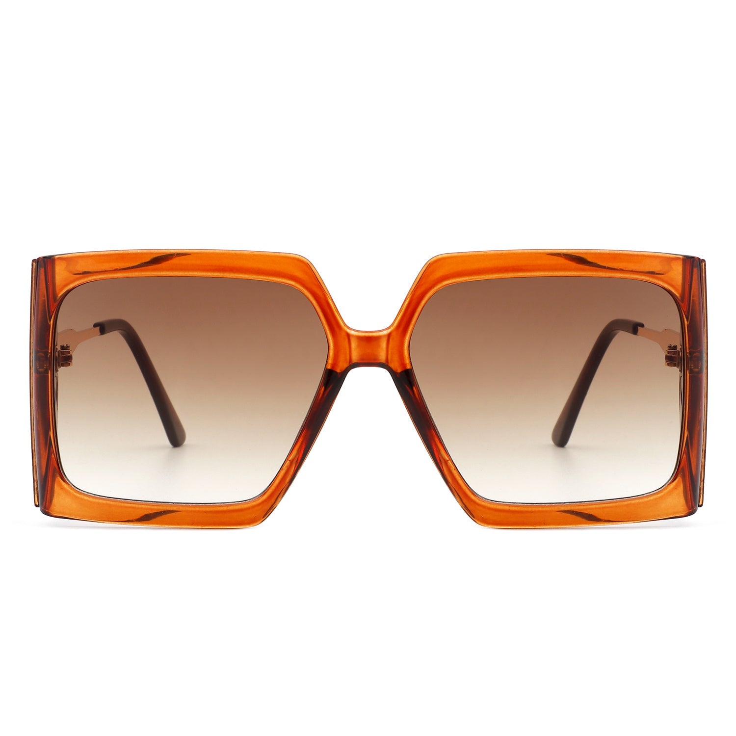 Yellowra - Women Oversize Retro Square Large Fashion Sunglasses-1