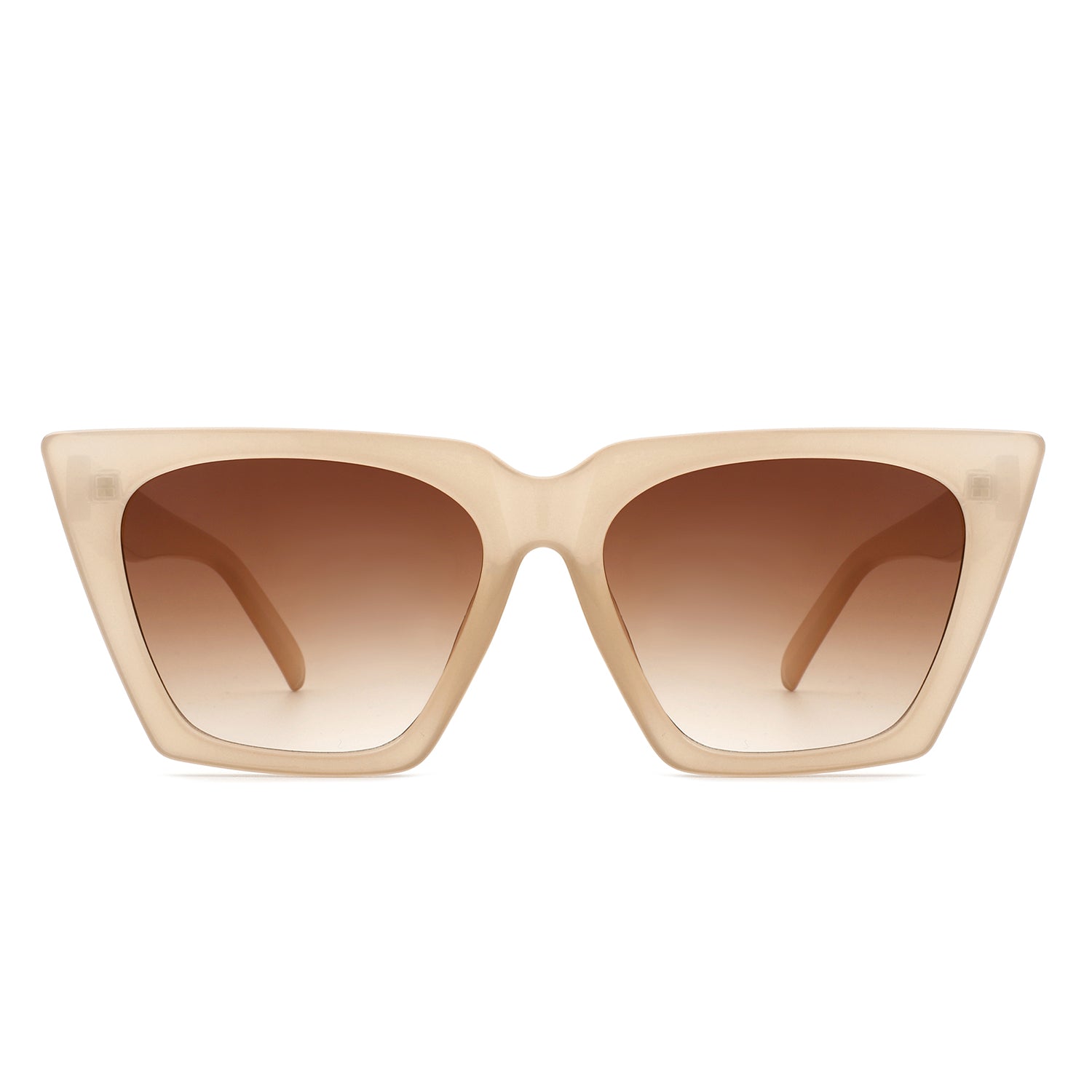 Flarebit - Women Cat Eye Retro Oversize Fashion Square Sunglasses-1