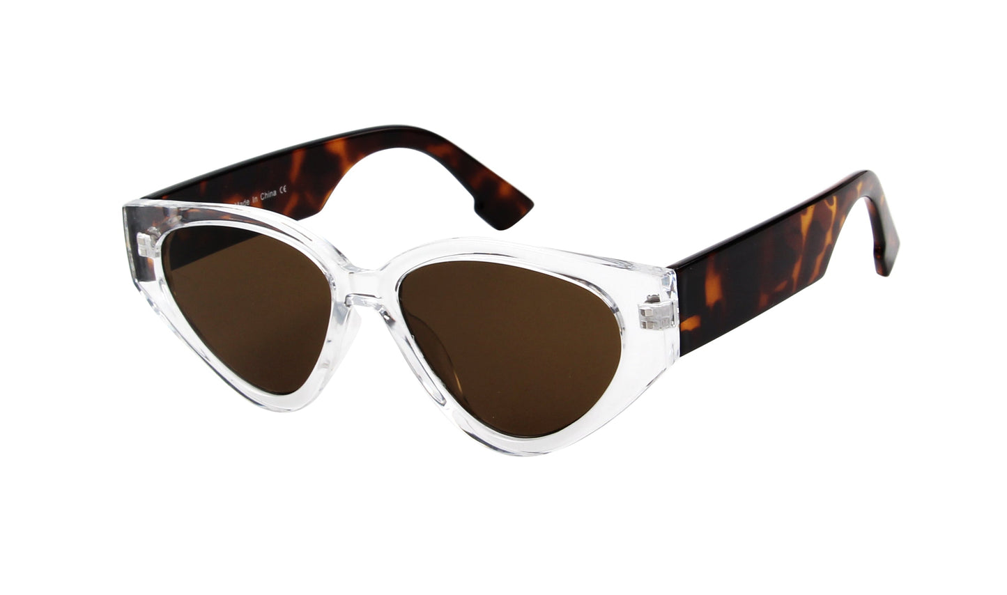 Verona | Women Round Cat Eye Fashion Sunglasses-5