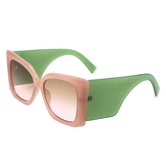 Skydusts - Oversize Square Chunky Fashion Large Women Sunglasses-0