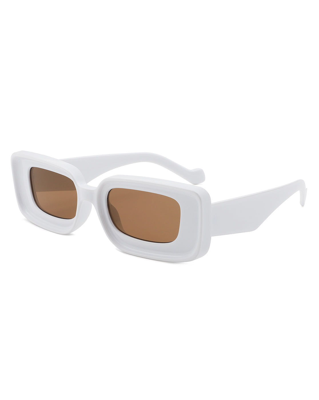 Kastieland - Chunky Narrow Rectangle Fashion Sunglasses for Women-8