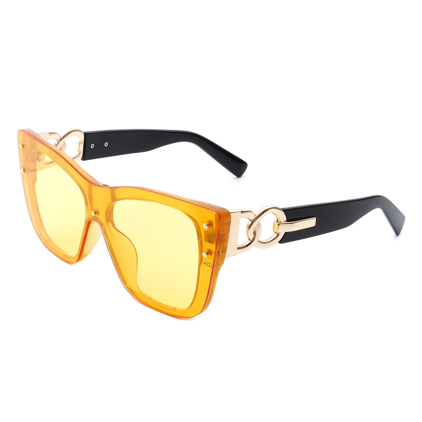 Windborn - Women Retro Square Tinted Cat Eye Fashion Sunglasses-7