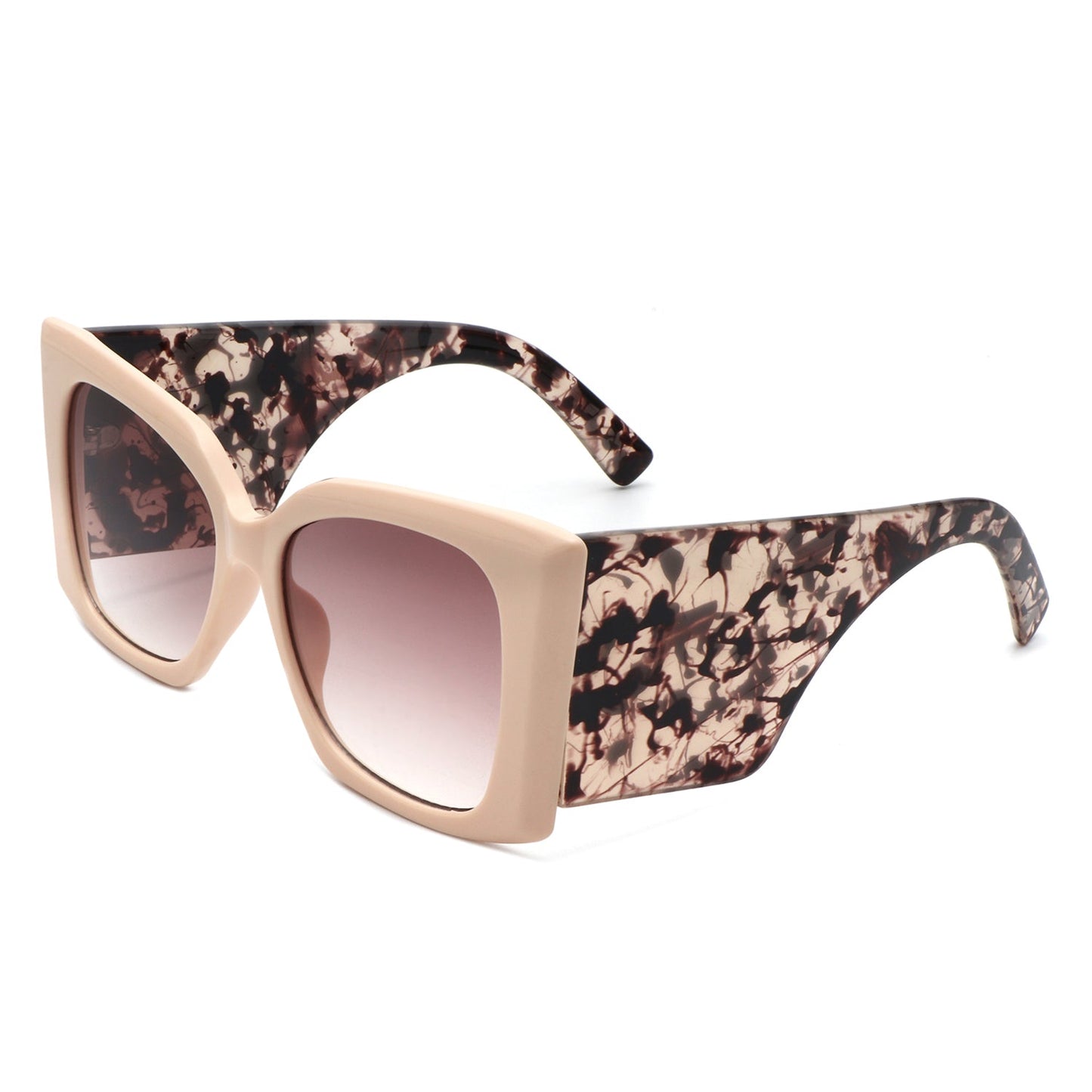 Skydusts - Oversize Square Chunky Fashion Large Women Sunglasses-7