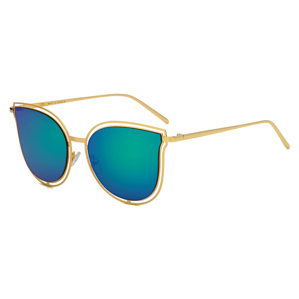DUNDEE | Women Round Cat Eye Fashion Sunglasses-5