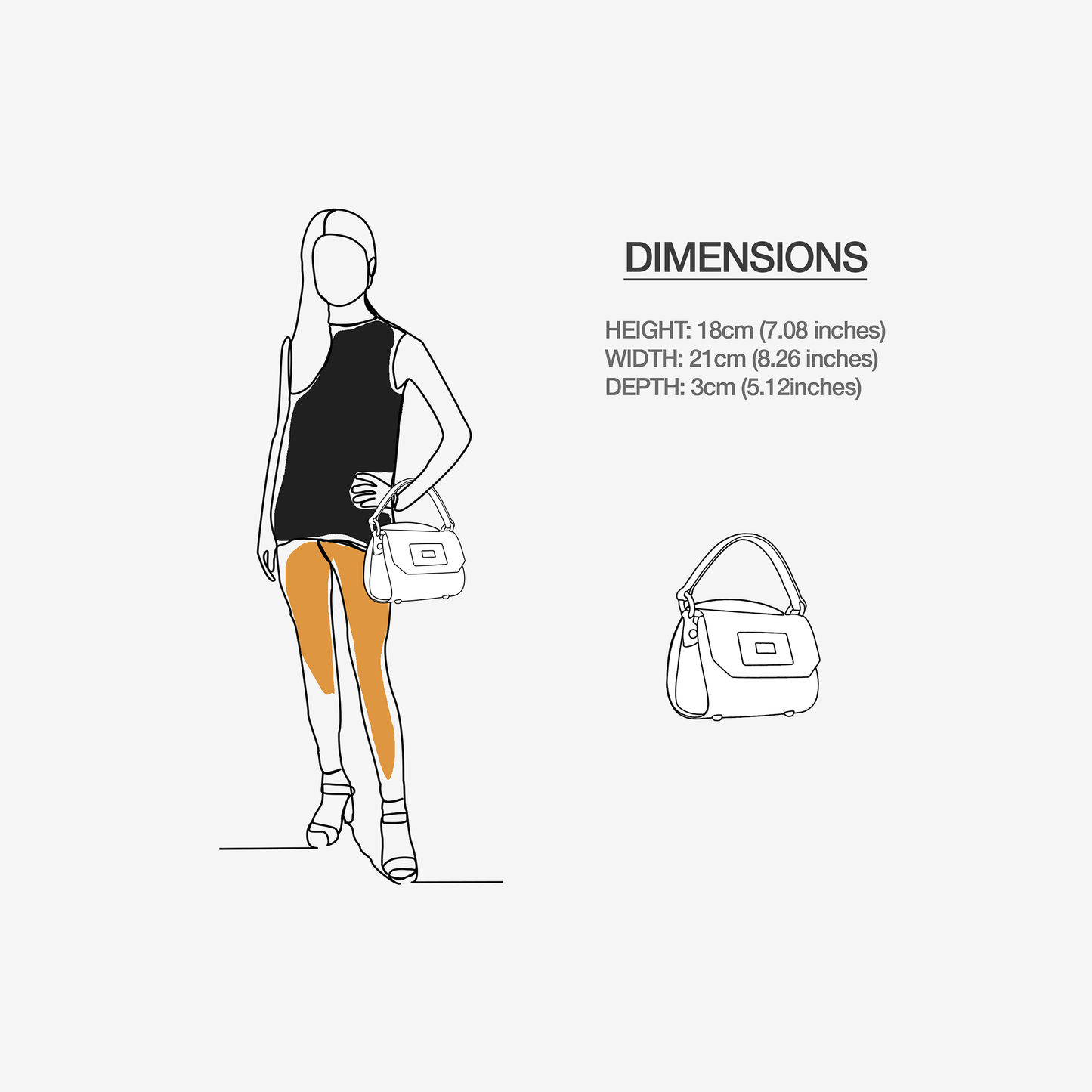 Handbag BYMANYC ® New York – Couture Vegan Mini Box in SoHo Midnight-4