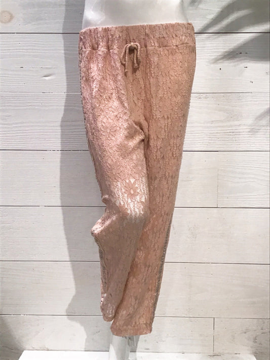 Blush Lace Italian Pant-0