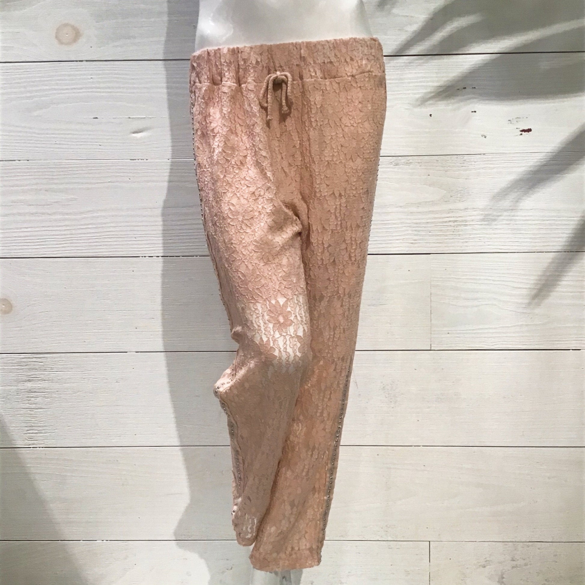 Blush Lace Italian Pant-2