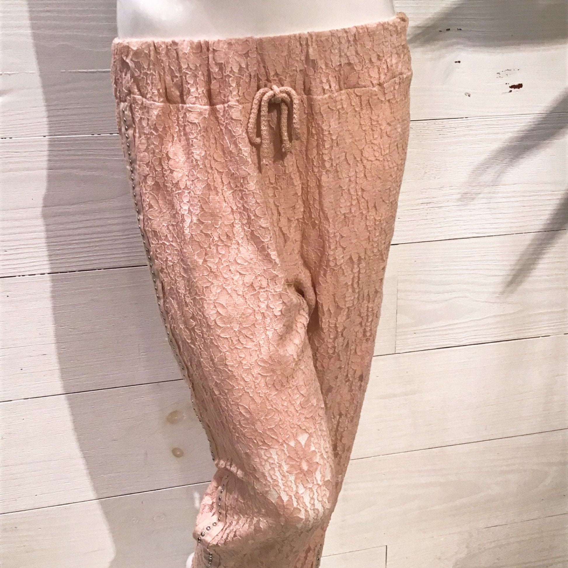 Blush Lace Italian Pant-3