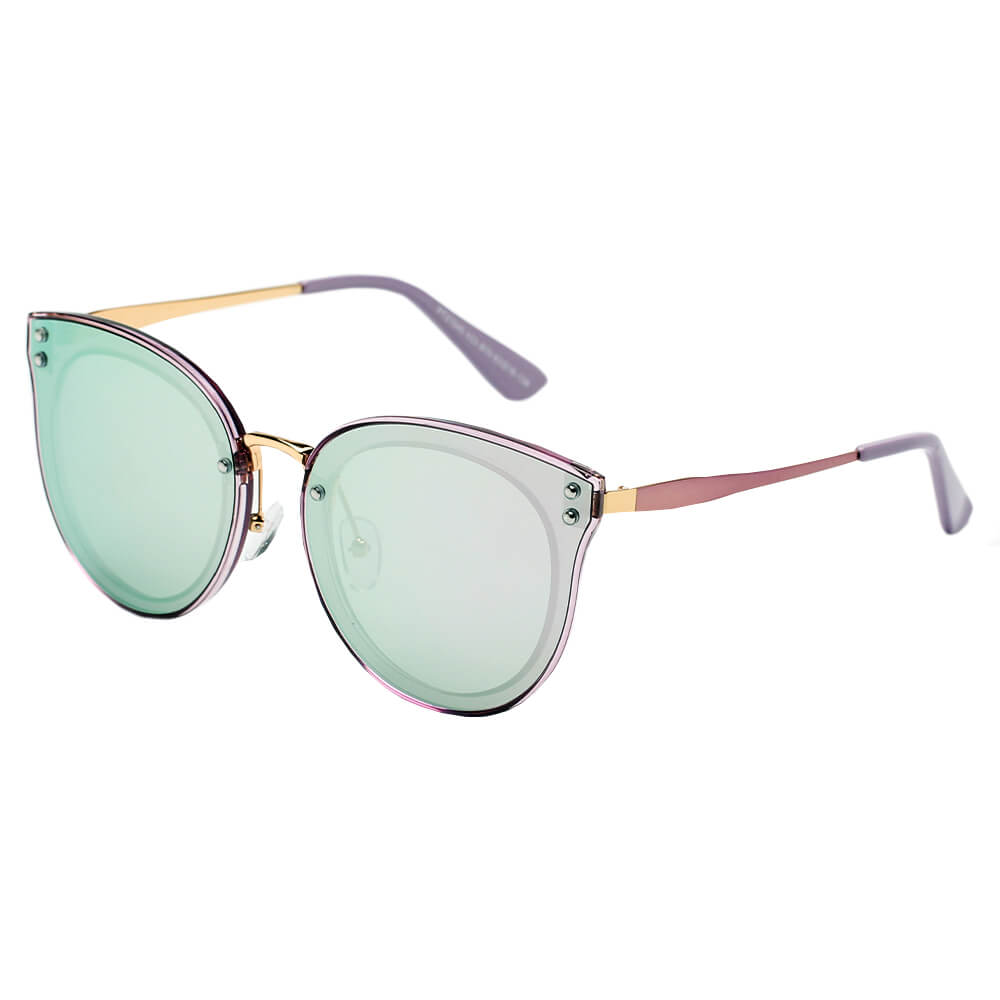 RIMINI | Women Round Cat Eye Fashion Sunglasses-3
