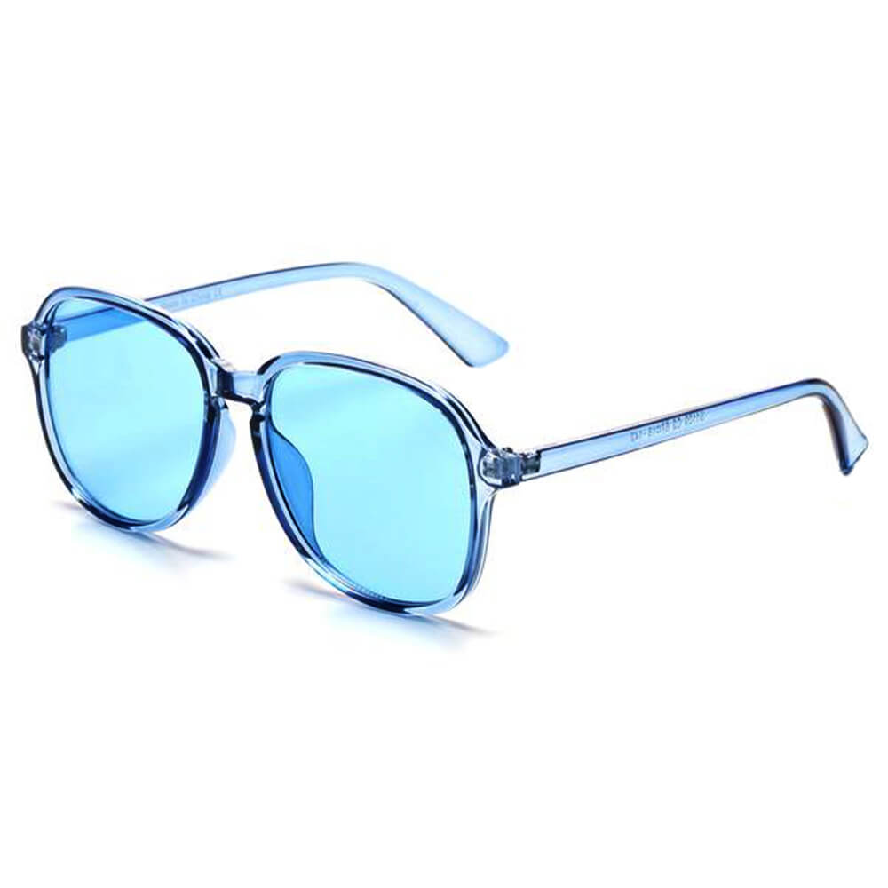 Jerome - Women Oversized Retro Round Pillowed Fashion Sunglasses-2