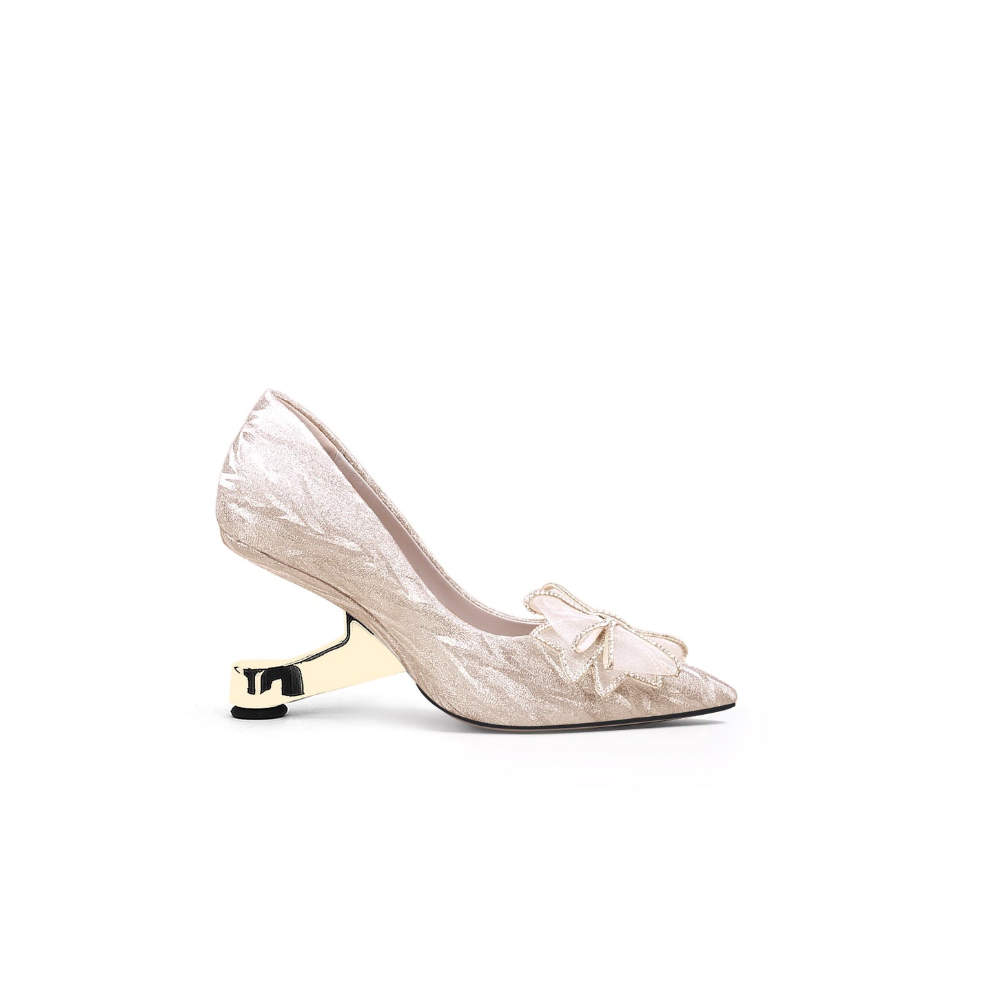 Blooming Bridal Lace Toe Pivot Pumps-2