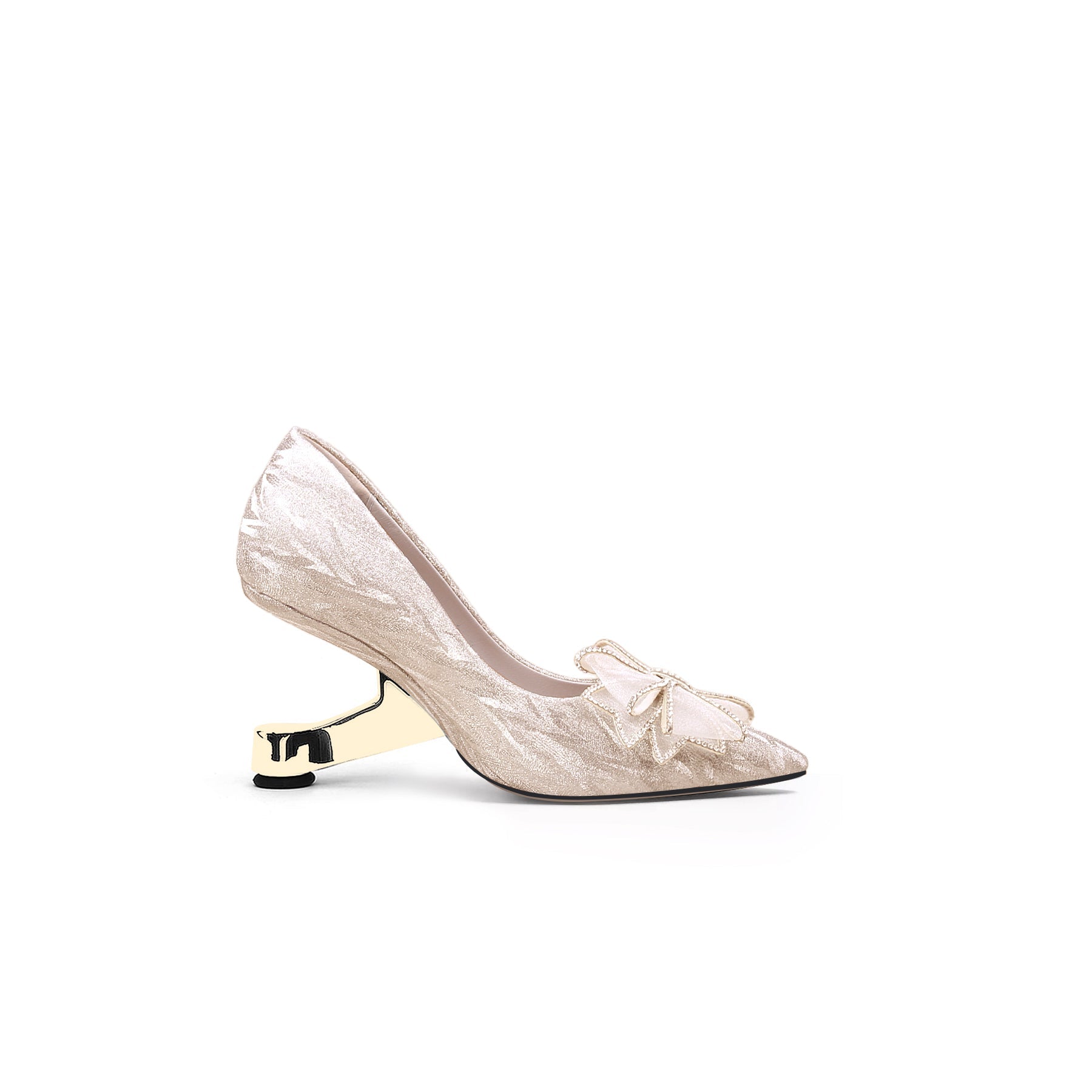 Blooming Bridal Lace Toe Pivot Pumps-2