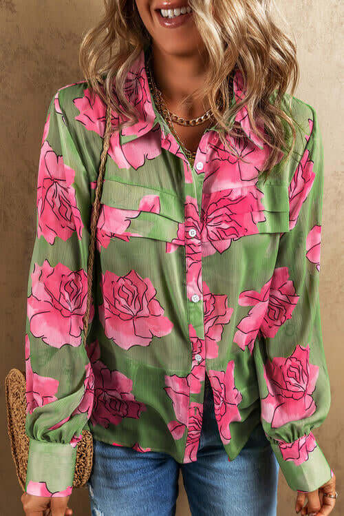 Rosy Long Sleeve Shirt-0