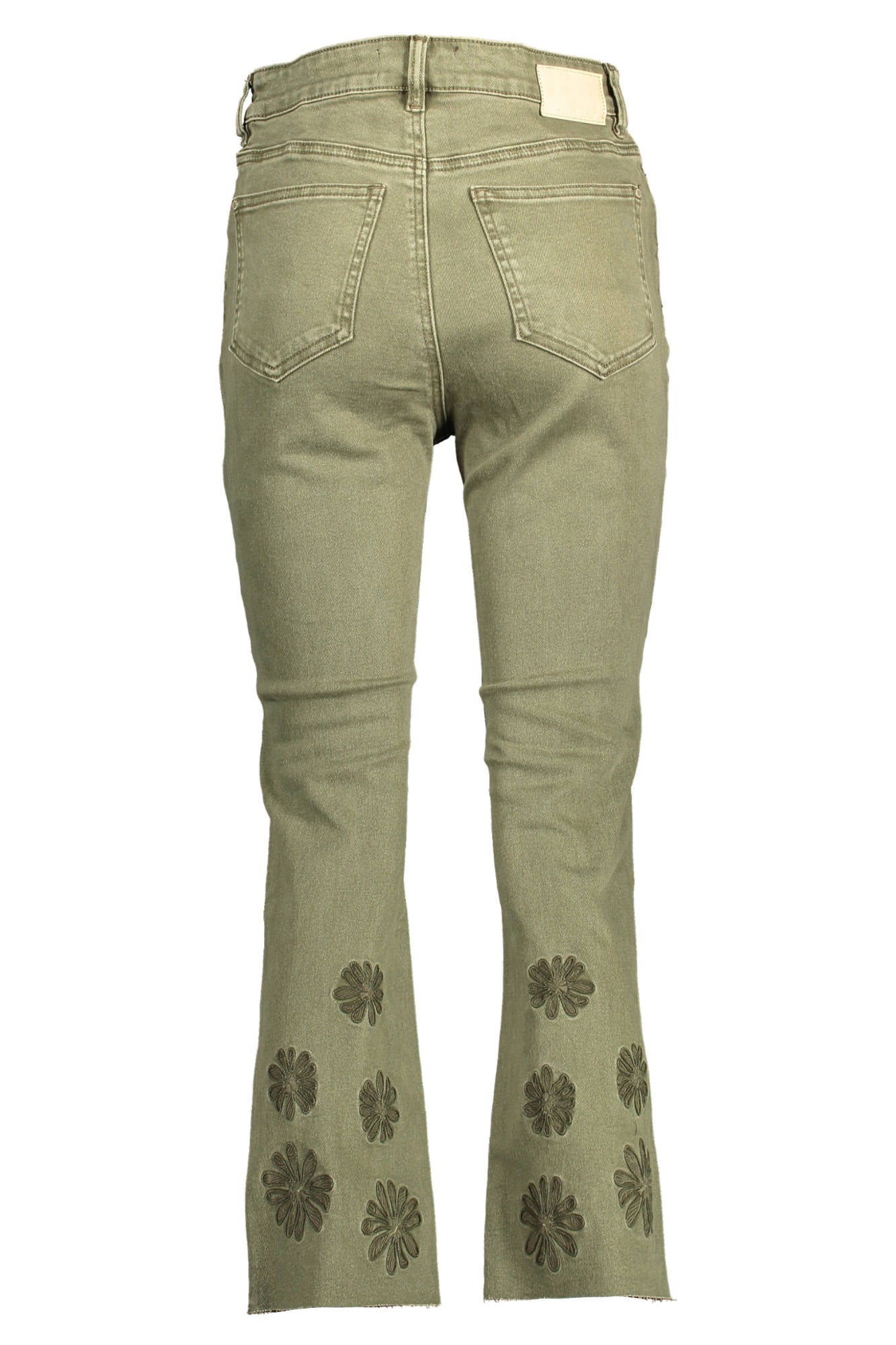 DESIGUAL GREEN WOMEN'S DENIM JEANS-1