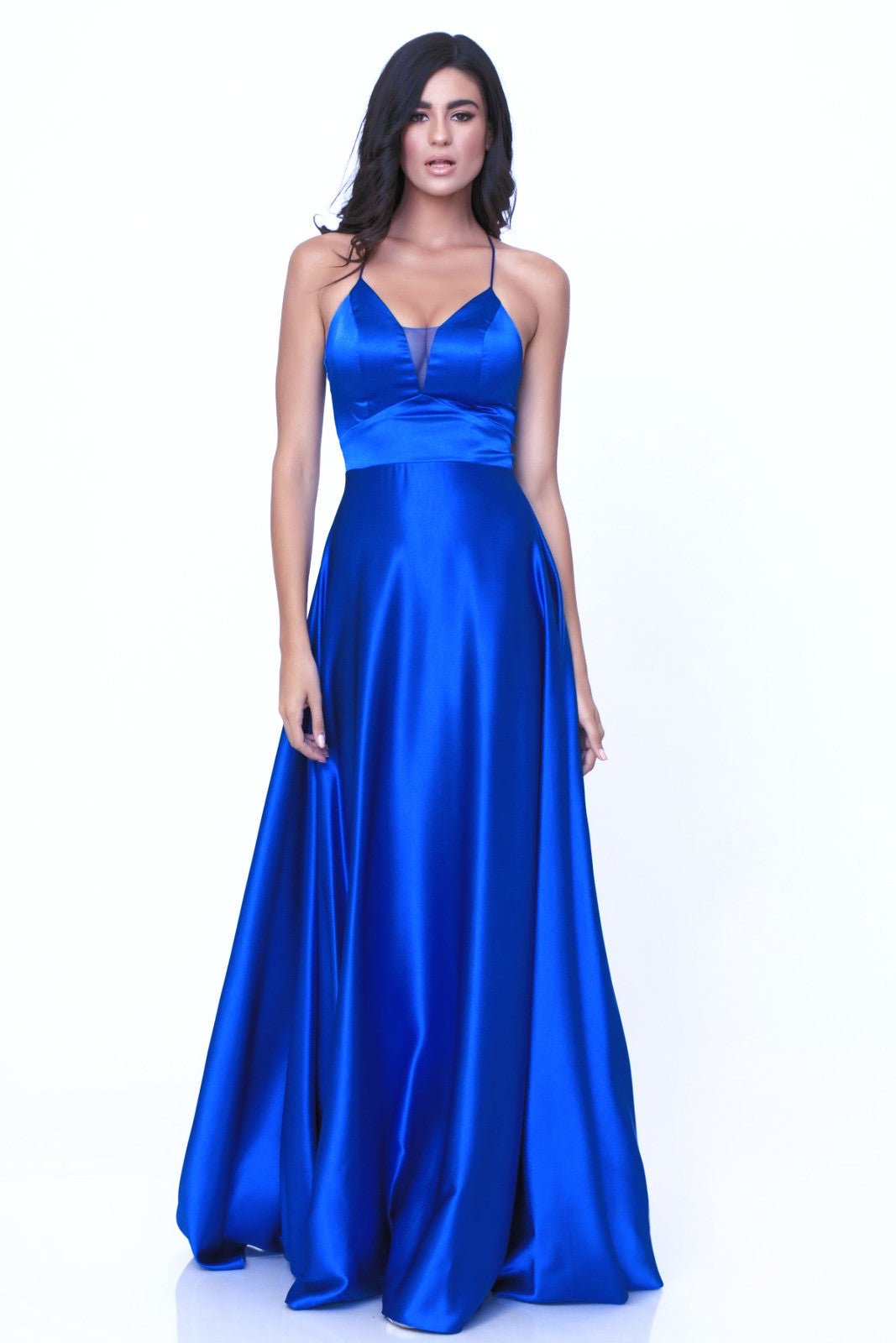 Arista Satin Evening Dress evening dresses-1